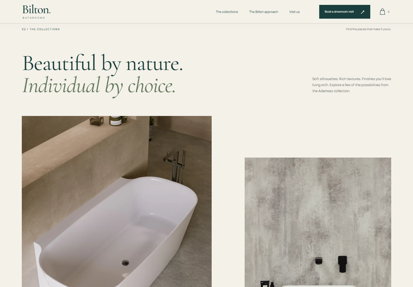 Bilton Bathrooms website detail 2