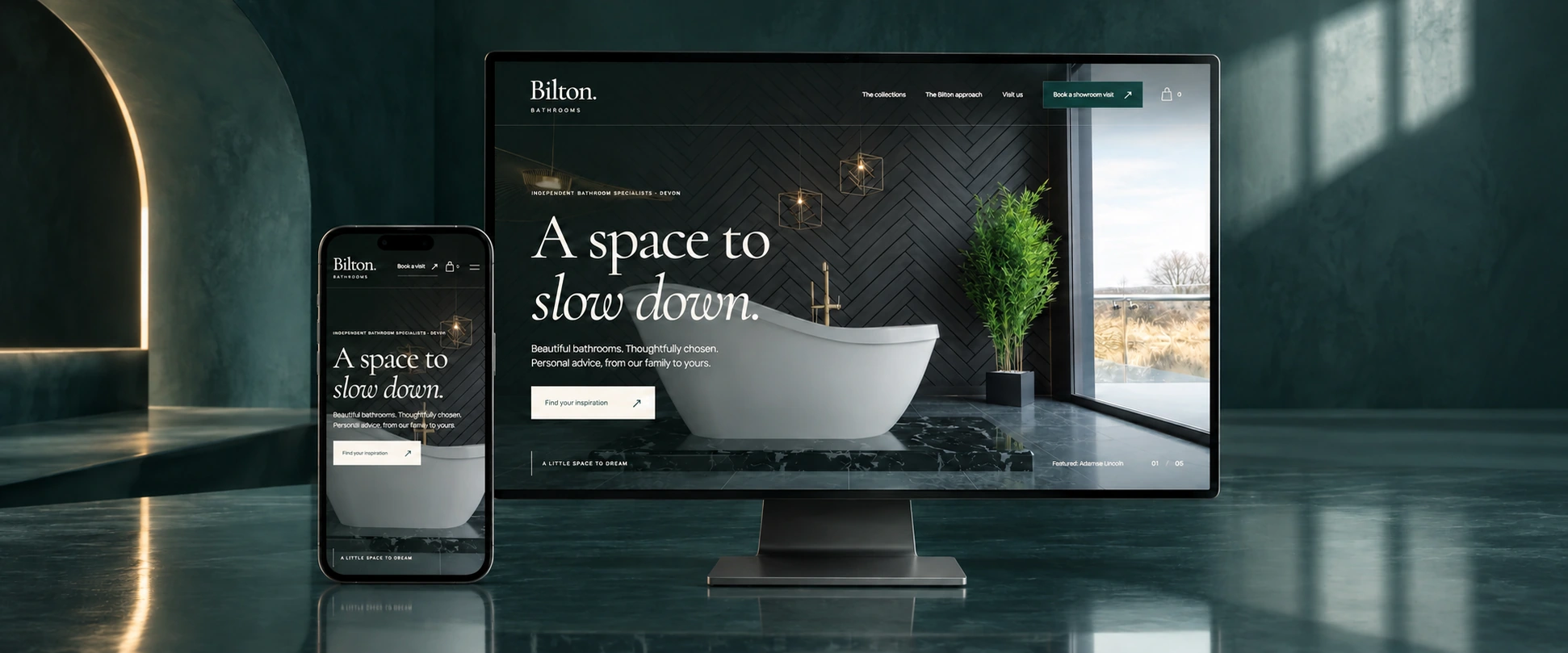 Bilton Bathrooms website presentation