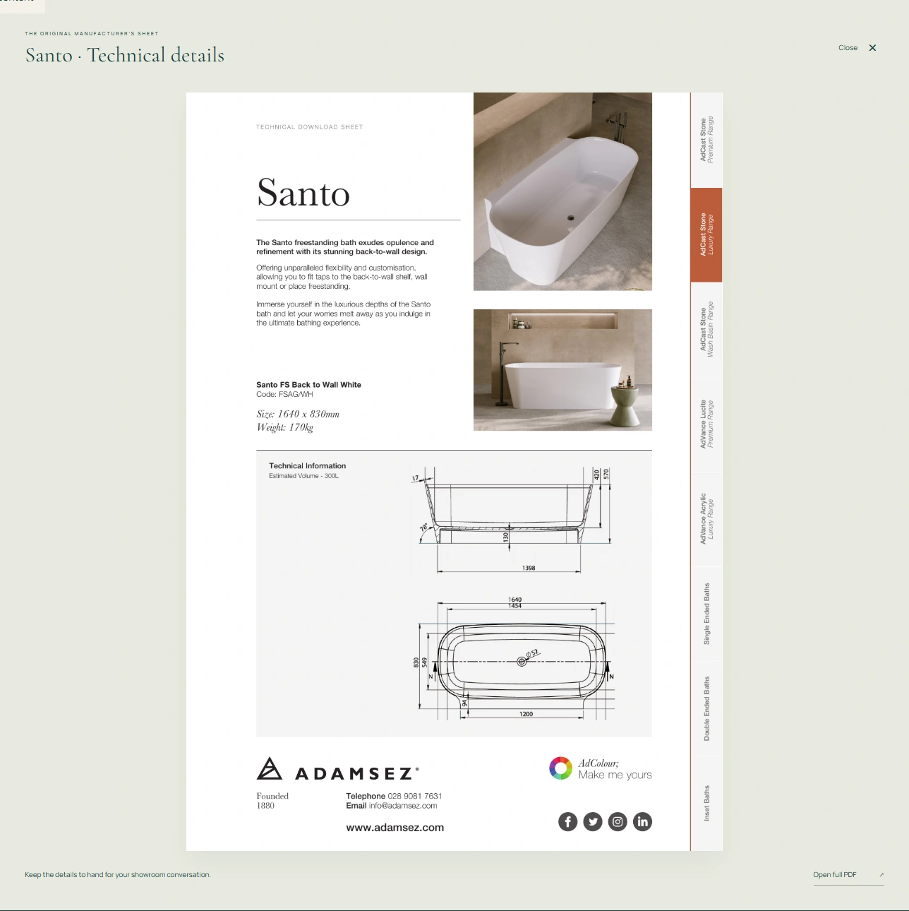 Bilton Bathrooms website detail 3