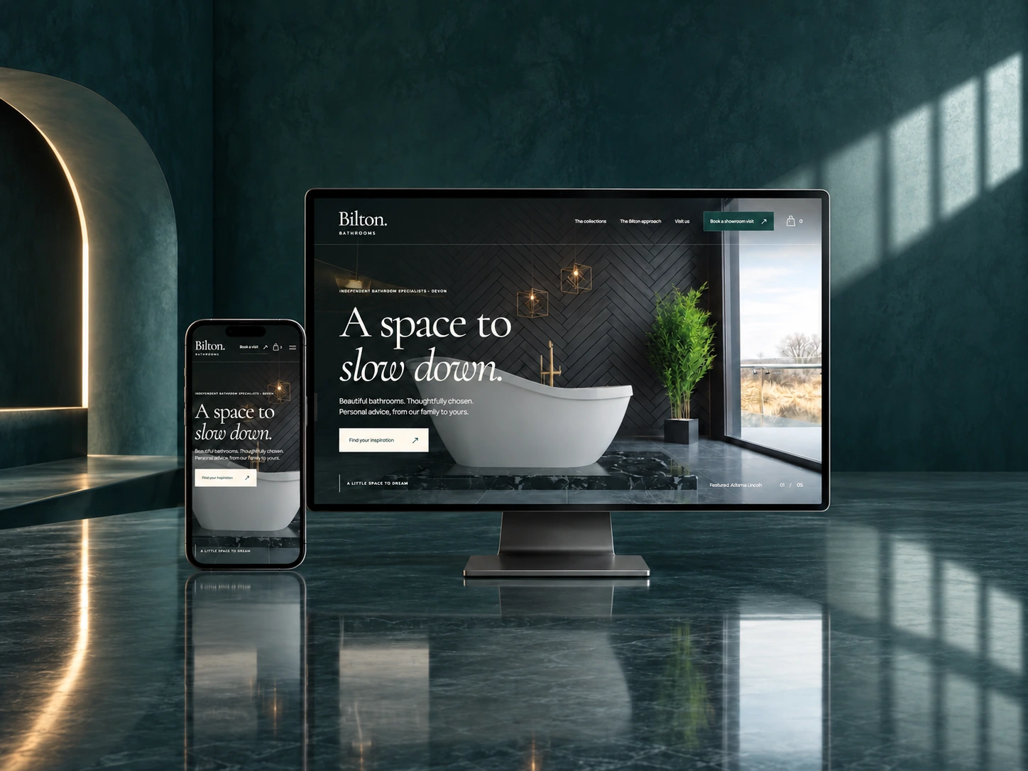 Bilton Bathrooms website presentation