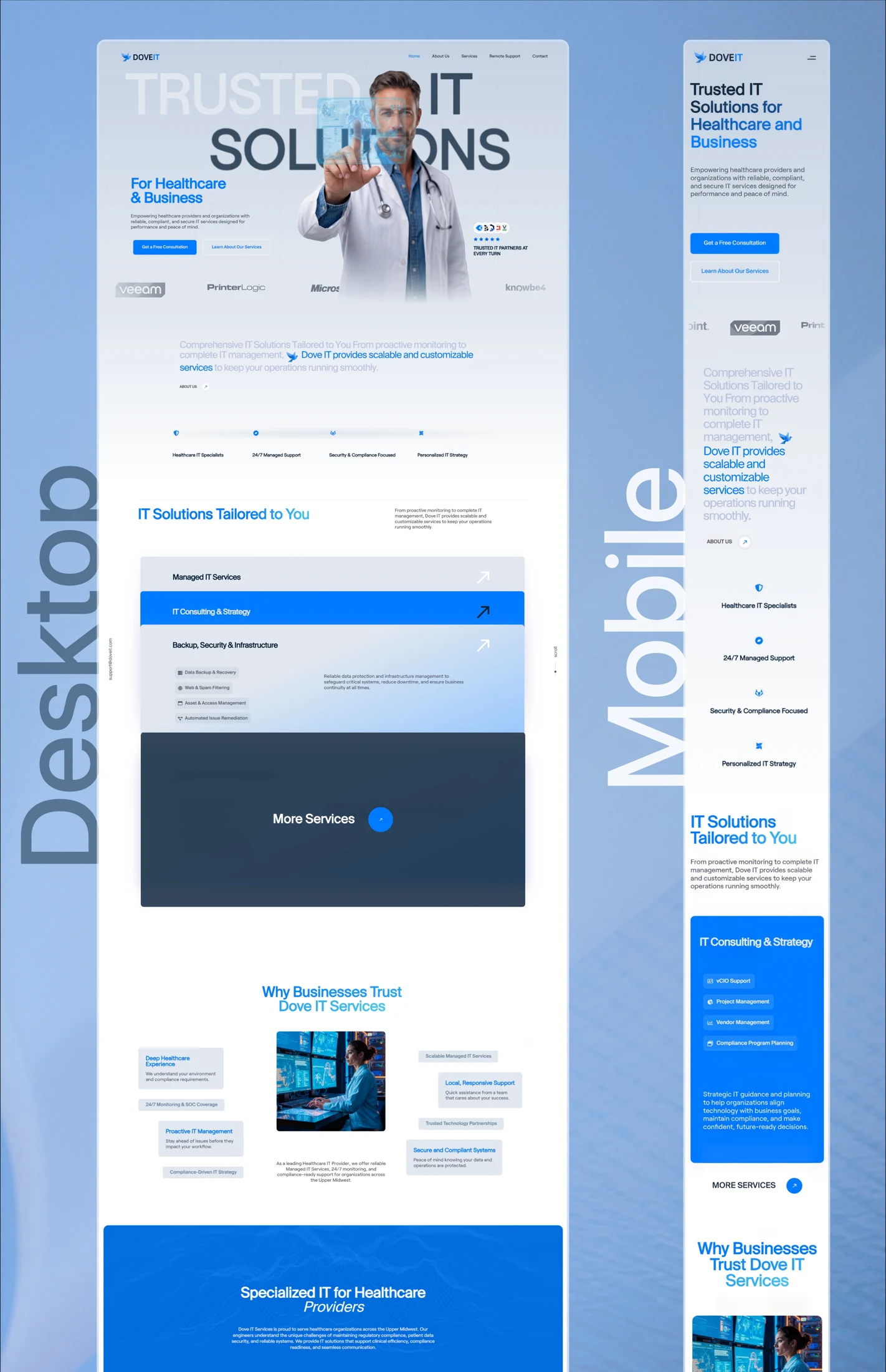 DoveIT website detail 3